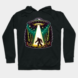 Bigfoot UFO Abduction Hoodie